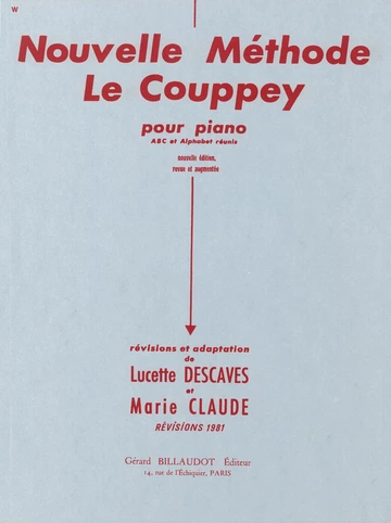 Nouvelle Méthode Le Couppey Visual